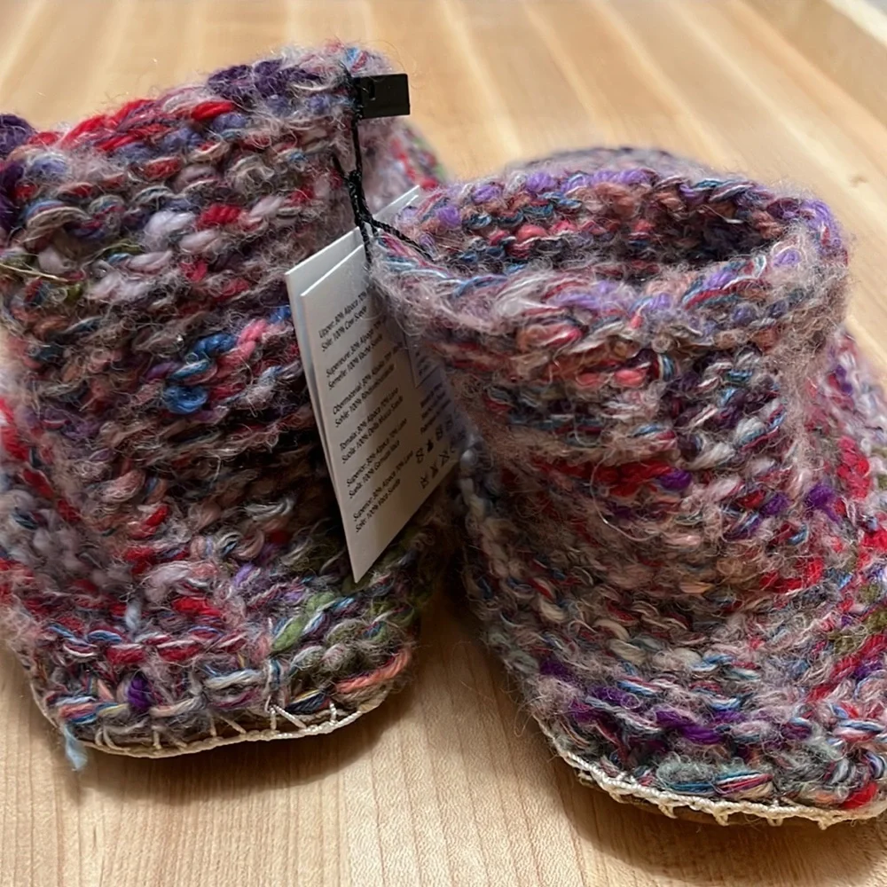 NWT Free People Ariana Bohling Alpaca Slippers size 10-11